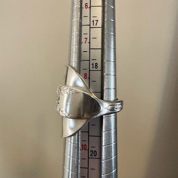 Silver Saddle Spoon Ring - Picture 15 of 16